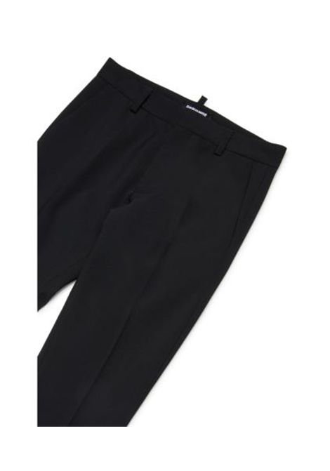 Pantalone con targhetta logo DSQUARED2 JUNIOR | DQ2276 D0A8ADQ900